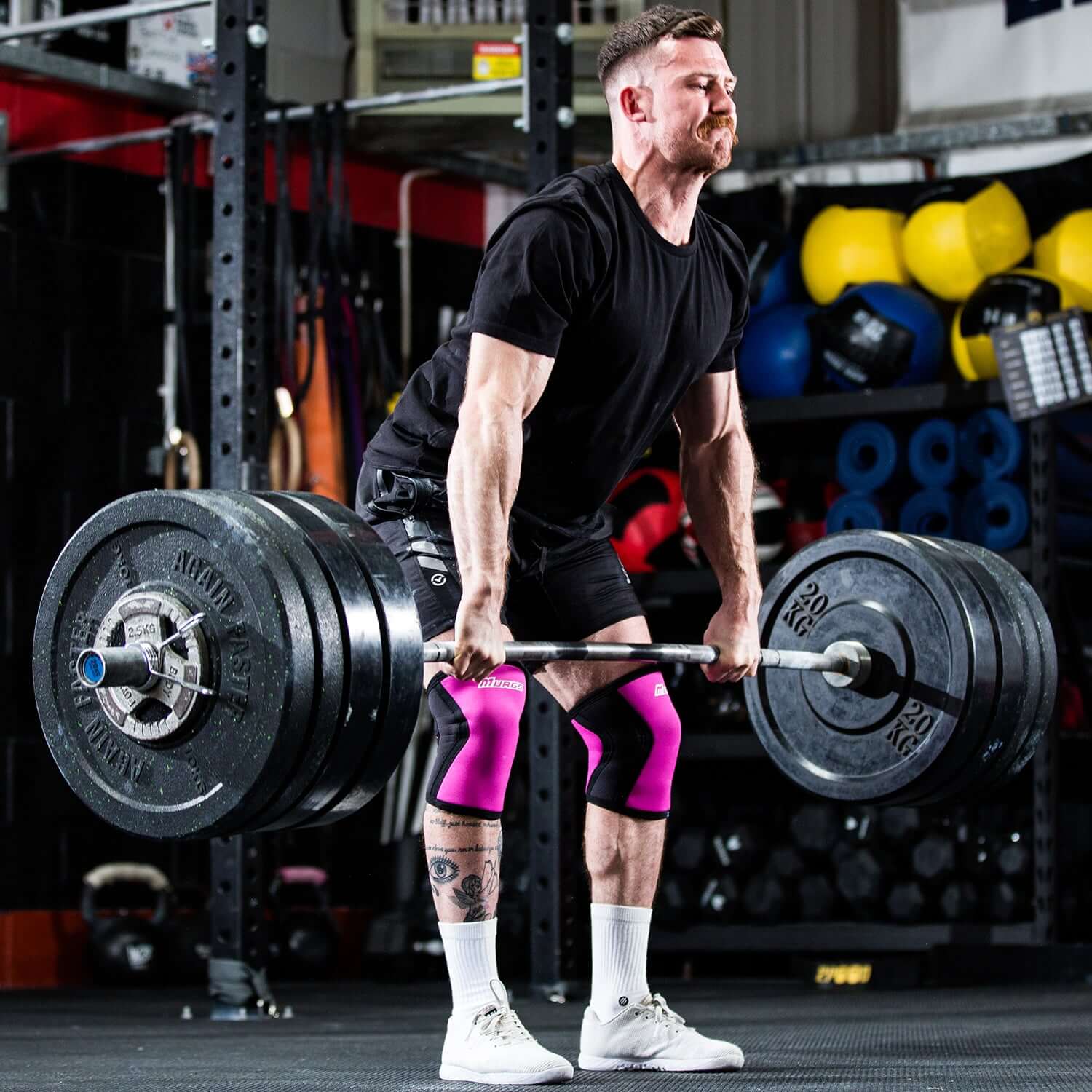 V2 7mm Knee Sleeves - Pink (Pair)